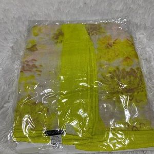 Stella & Dot Capri Palm Springs Citrine Floral Scarf NEW